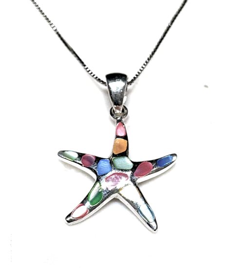 Necklace Sommer Child MARE in Silver Madreperla SHELL M.PERLA MULTICOLOR AG STELLA - SHELL M.PERLA MULTICOLOR AG STELLA